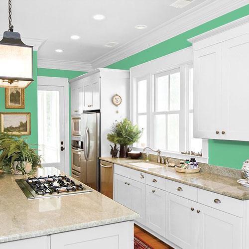 Whimsical Green - Glowing Emerald Paint Color | PPG Paints 90GY 42/355